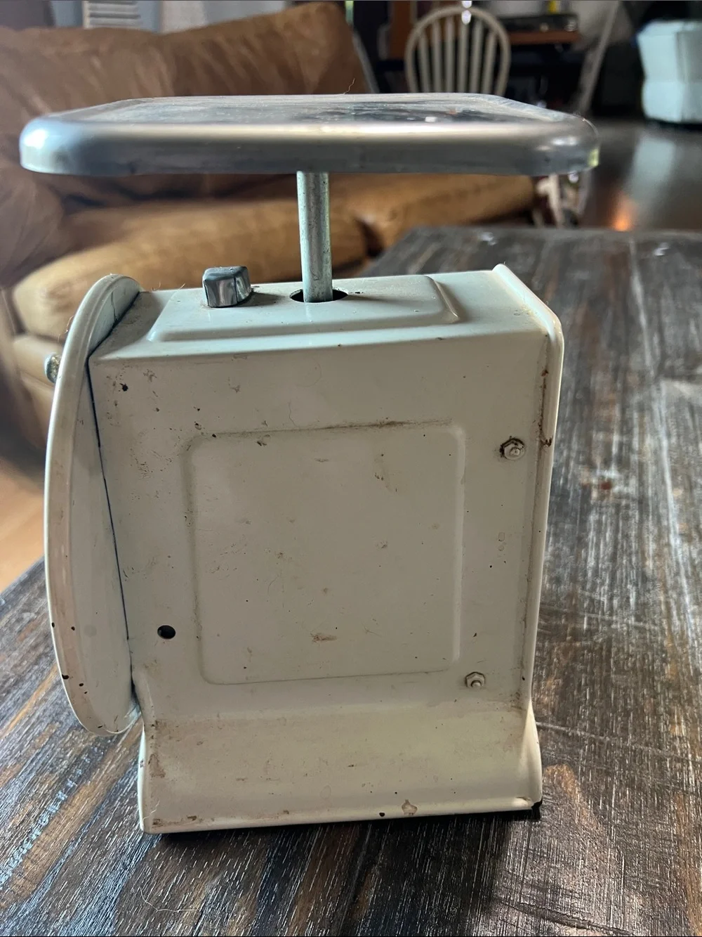 Hanson Model 1440 Vintage Kitchen Scale - Cream